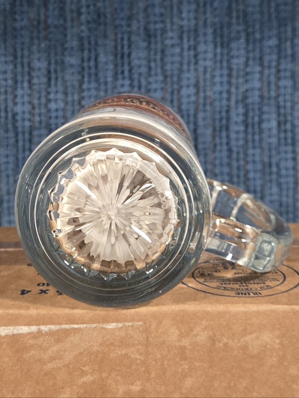 Vintage Star Trek Klingon Collectible Glass Mug - Picture 8 of 10